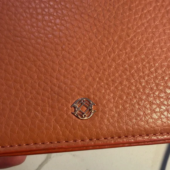 Dagne Dover peach leather crossbody bag - Picture 4 of 16